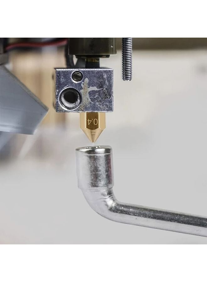 25 قطعة فوهة نحاسية 0.4 مم لطابعة Creality Ender 3 CR 10 ثلاثية الأبعاد مع صندوق تخزين - Image 5